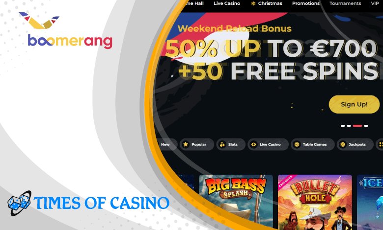 Boomerang casino online, boomerang casino slots